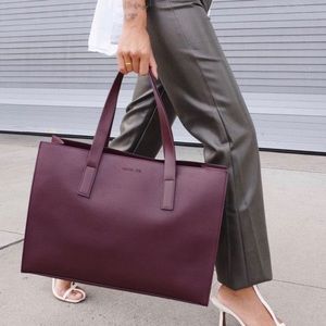 NWT! Gorgeous Fall Bordeaux Tote